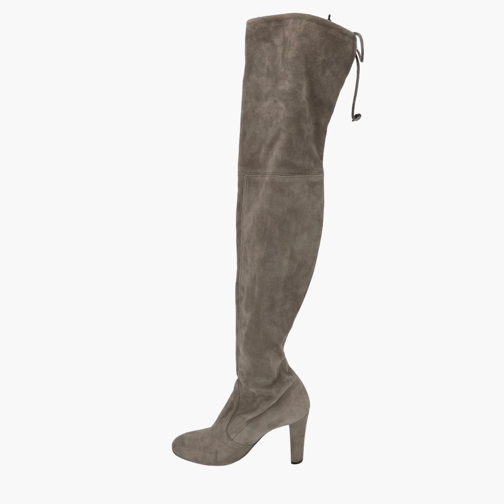 Stuart Weitzman Gray Suede Highland‎ Boot - Picture 2 of 14